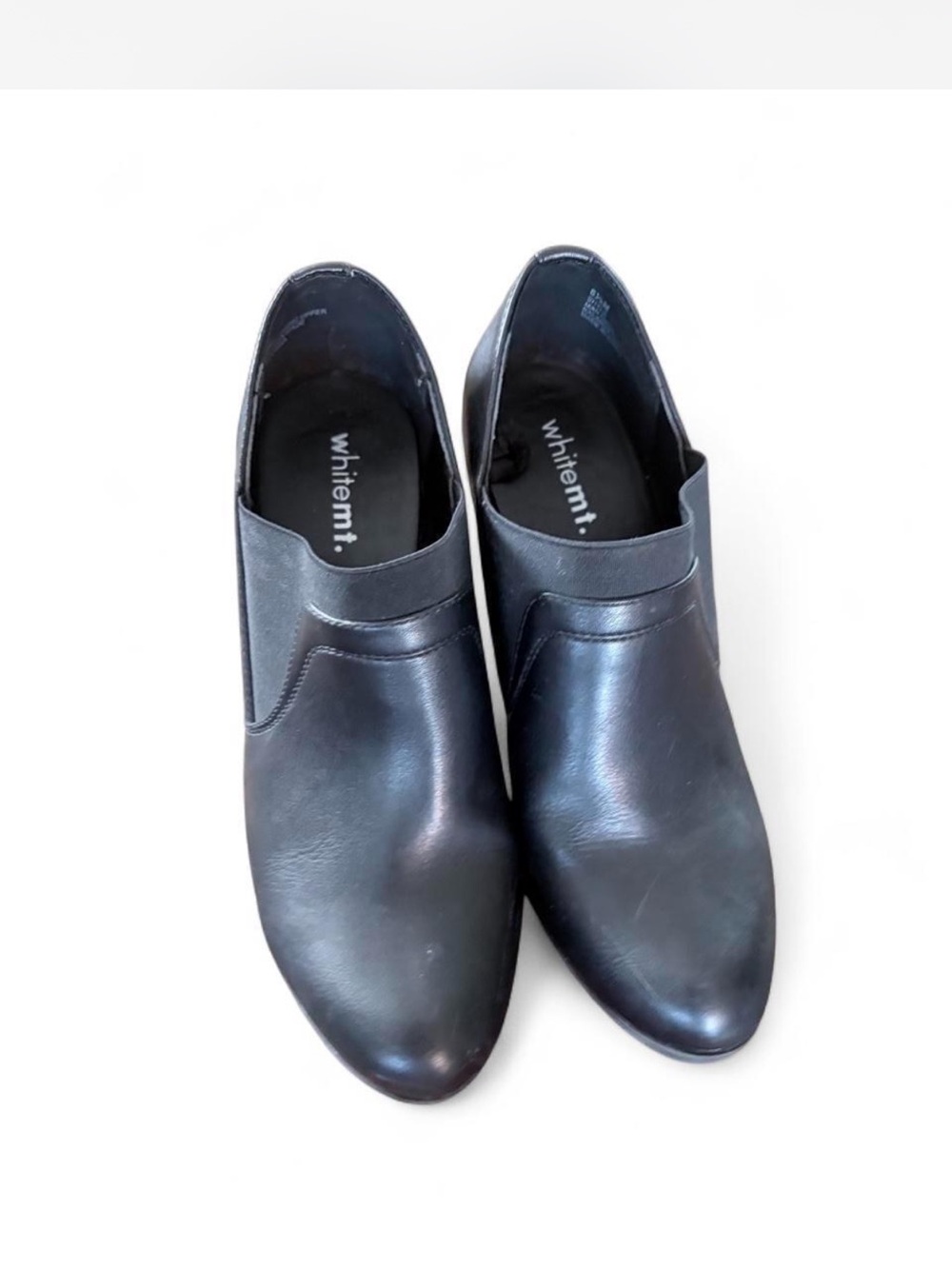 Black Slip-On Booties